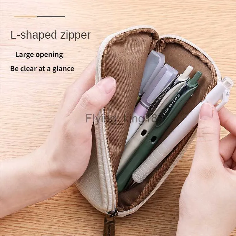 Wholesale Pencil Bags Japan Kokuyo Pencil Case Series Double Sided Magnetic  Canvas Stationery Case Convenient Carrying Storage Pencil Bag HKD230902  From Flying_king18, $7.77